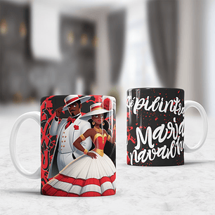 7 Artes para Caneca Casal Exú Arquivo em Jpg