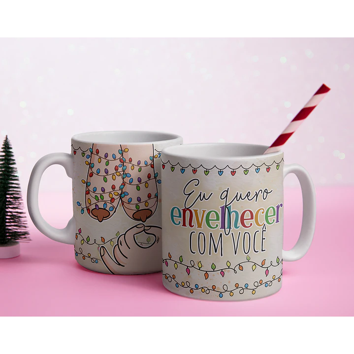7 Artes para Caneca Envelhecer Junto Arquivo em Png 5
