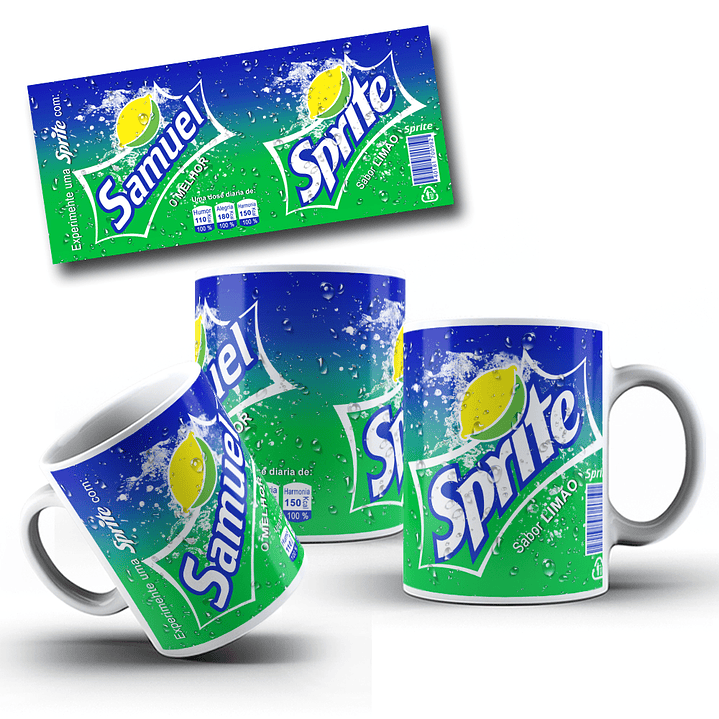 8 Artes para Caneca Refrigerante Arquivo Editável Photoshop 3