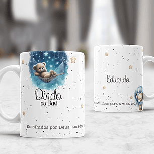 10 Artes para Caneca Convites Dindos Padrinhos Arquivo Editável