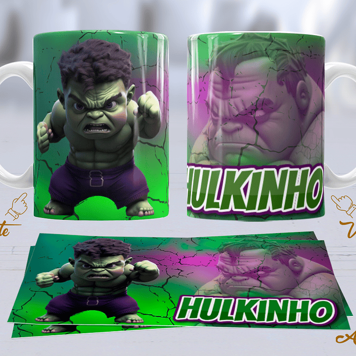 10 Artes para Caneca Personagens Cute Arquivo Editável 4