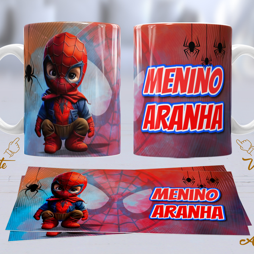 10 Artes para Caneca Personagens Cute Arquivo Editável 7