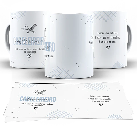 10 Artes para Caneca Profissões Arquivo em Png  
