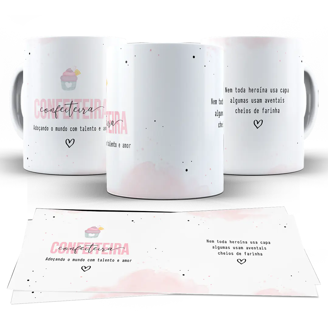 10 Artes para Caneca Profissões Arquivo em Png   2
