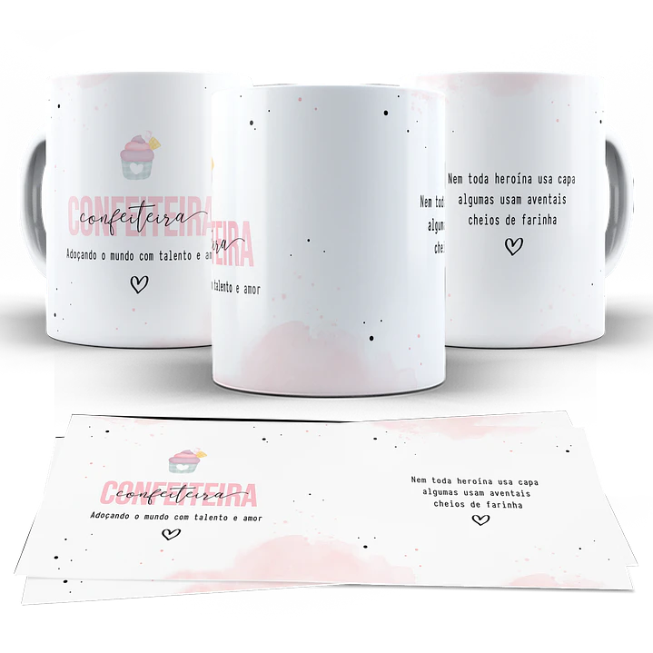 10 Artes para Caneca Profissões Arquivo em Png   2