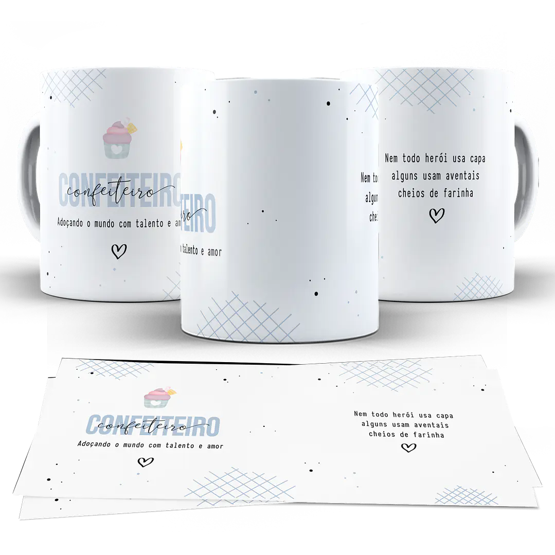 10 Artes para Caneca Profissões Arquivo em Png   3