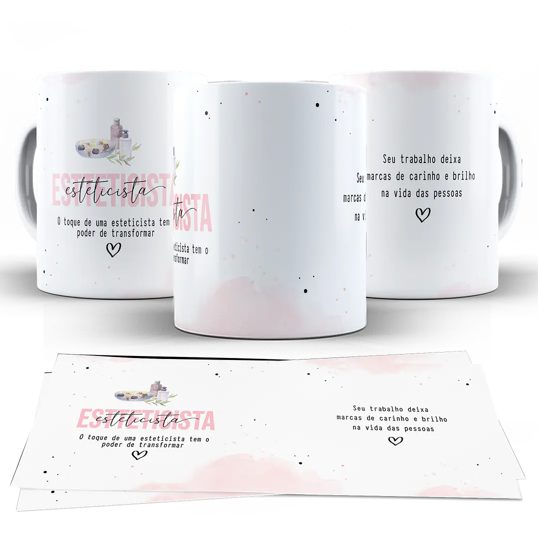 10 Artes para Caneca Profissões Arquivo em Png   4