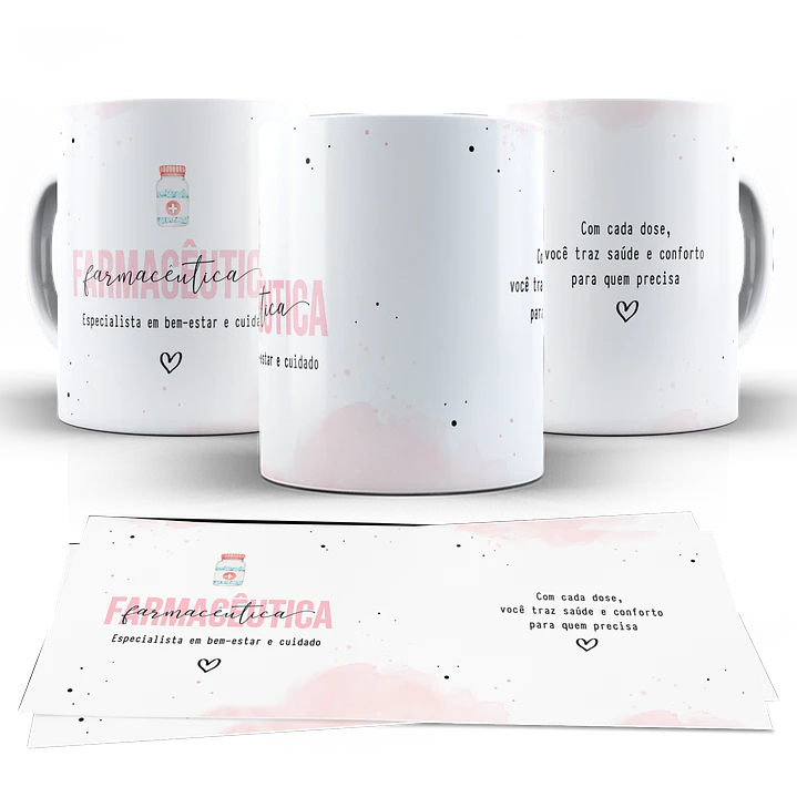 10 Artes para Caneca Profissões Arquivo em Png   5