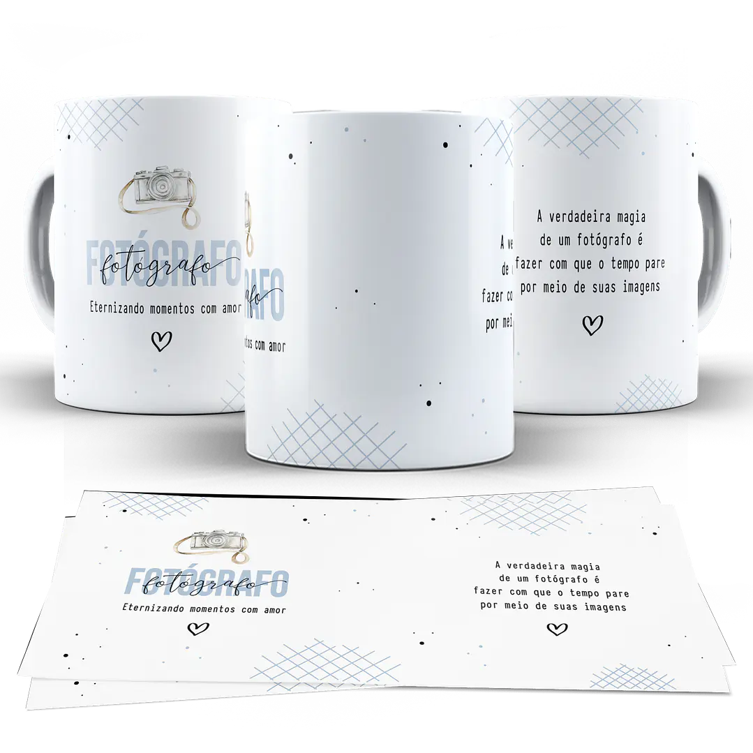 10 Artes para Caneca Profissões Arquivo em Png   8