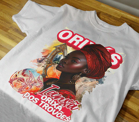 12 Artes para Camisa Orixás Arquivo em Jpg