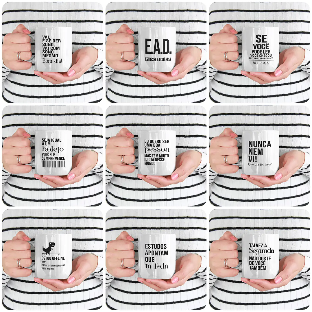 20 Artes para Caneca Frases Sarcásticas Arquivo em Jpg 1