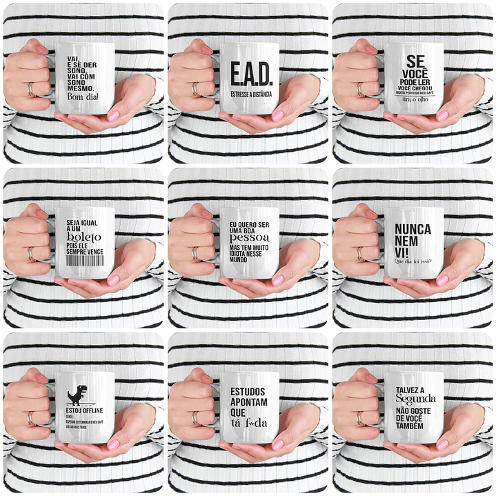 20 Artes para Caneca Frases Sarcásticas Arquivo em Jpg 1