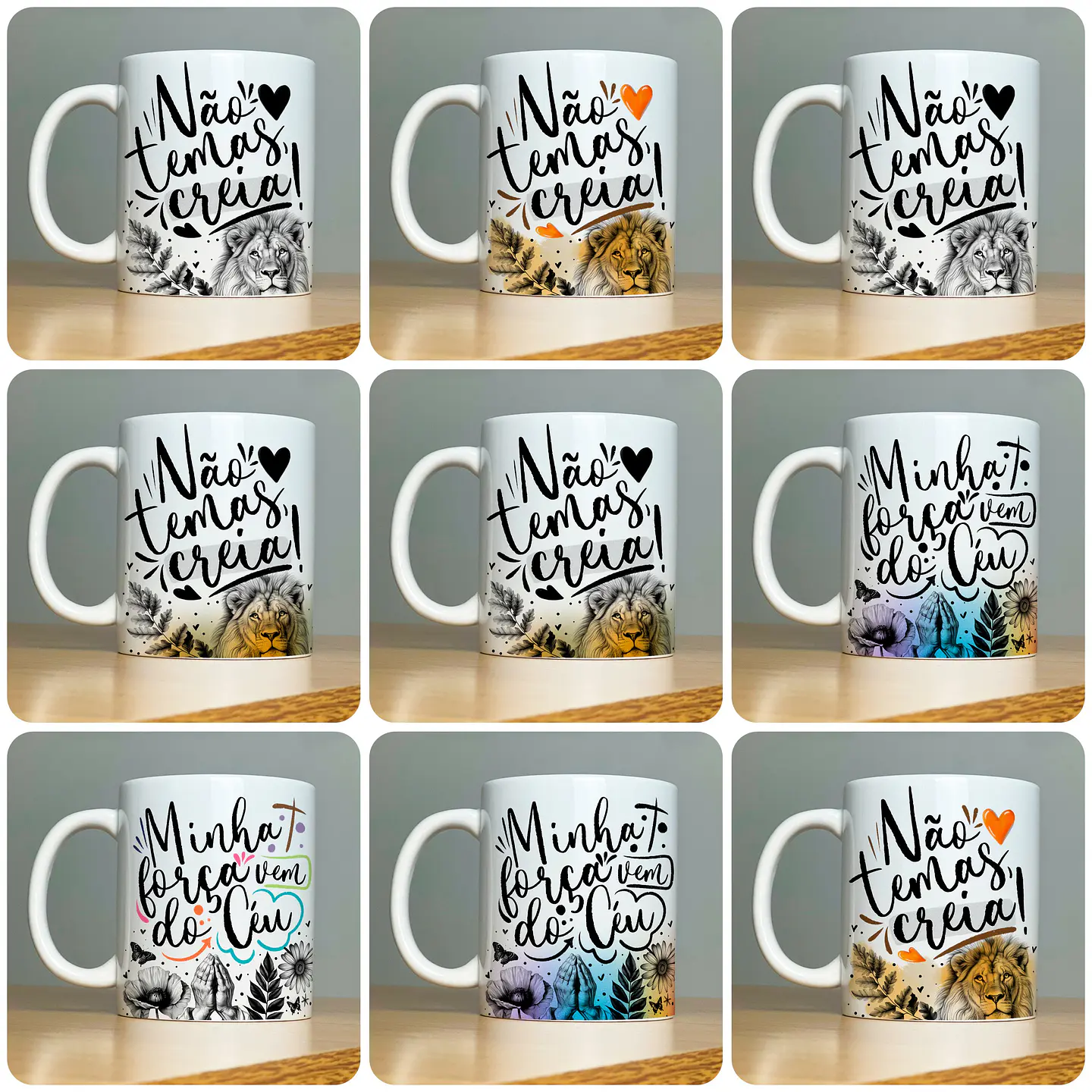 22 Artes para Caneca Frases Religiosas Palavra Arquivo em Jpg 1