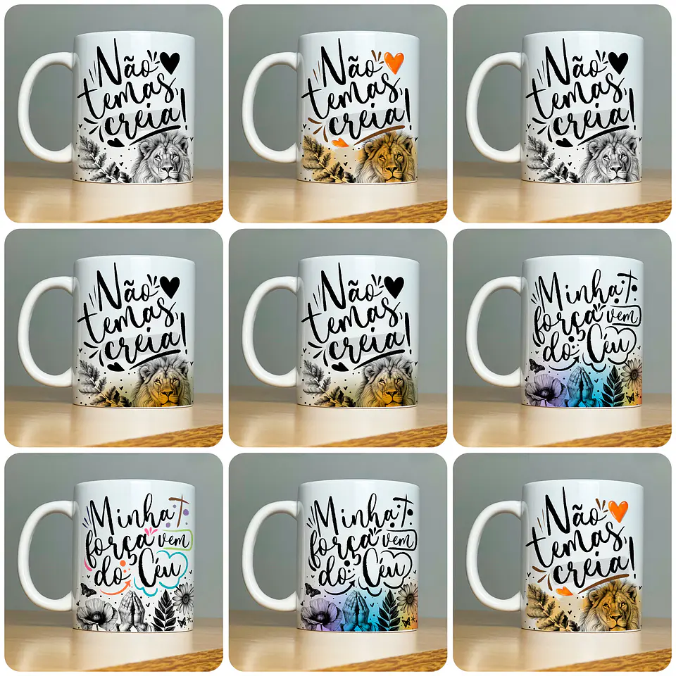 22 Artes para Caneca Frases Religiosas Palavra Arquivo em Jpg 1