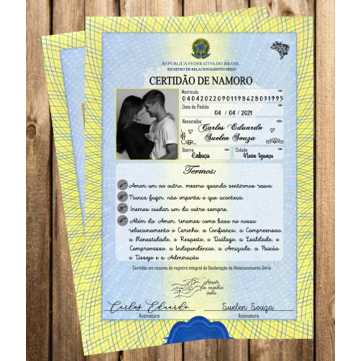 Arquivo Certidão de Namoro Arquivo em Pdf  1
