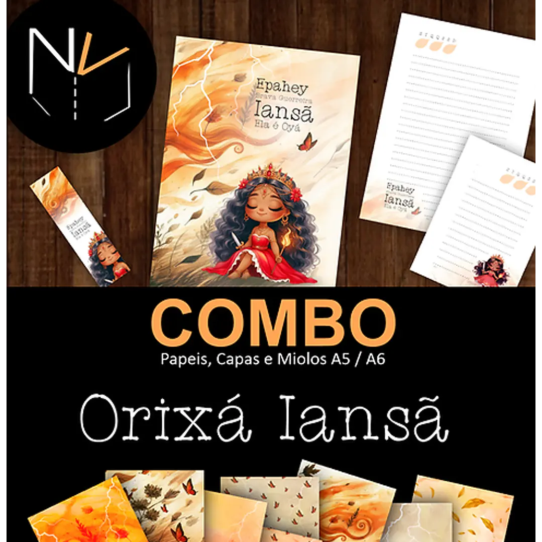 Combo Arquivos para encadernação Orixás e Outros em Pdf 8