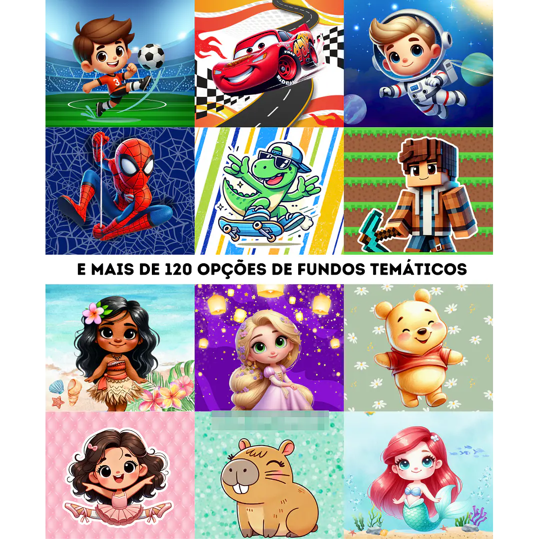 Kit Digital Volta as Aulas Mascotinhos e Personagens 2025 em Png  3