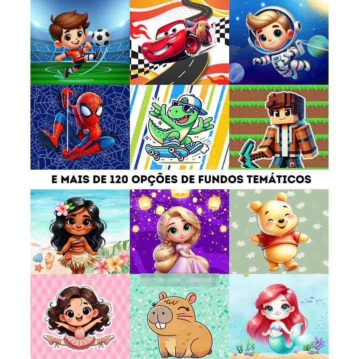 Kit Digital Volta as Aulas Mascotinhos e Personagens 2025 em Png  3