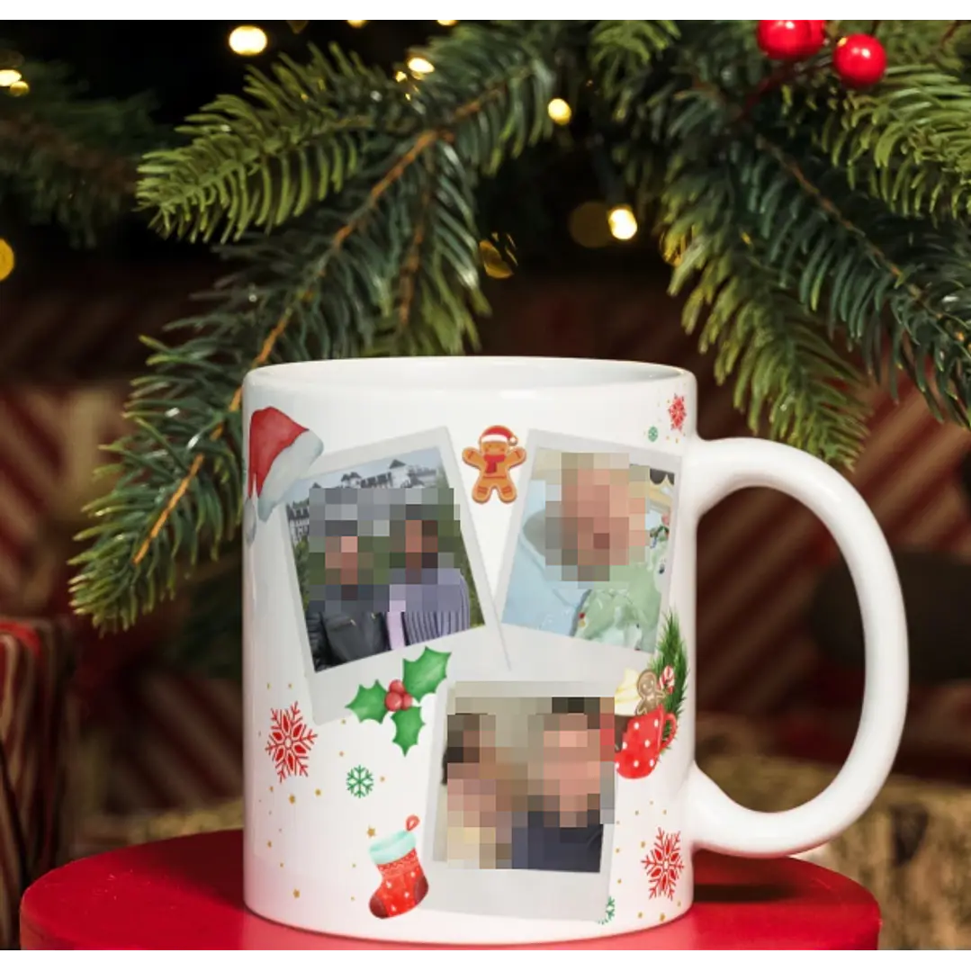 Arte Caneca Natal é amor Arquivo Editável 2