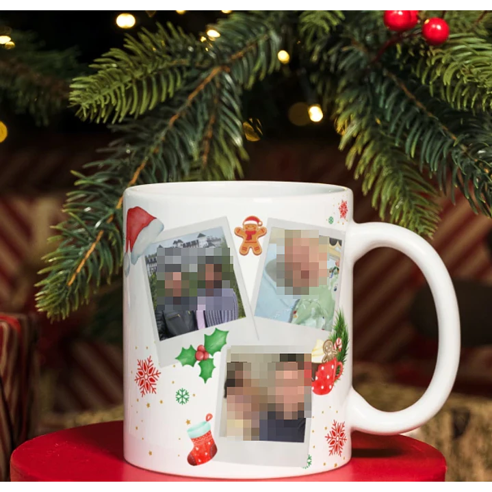 Arte Caneca Natal é amor Arquivo Editável 2