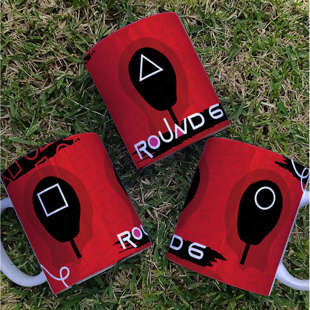 6 Artes para Caneca Roud 6 Mais Caderno Arquivo em Jpg 5