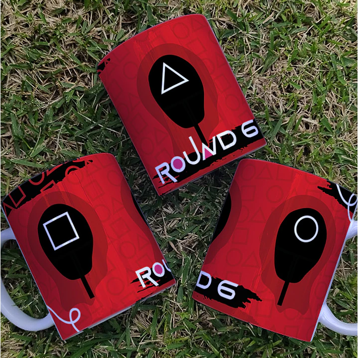 6 Artes para Caneca Roud 6 Mais Caderno Arquivo em Jpg 5