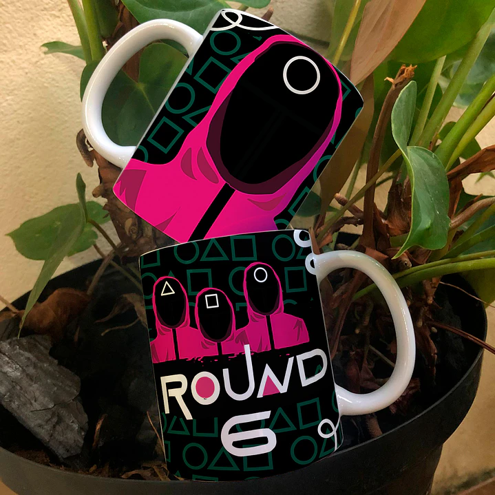 6 Artes para Caneca Roud 6 Mais Caderno Arquivo em Jpg 6