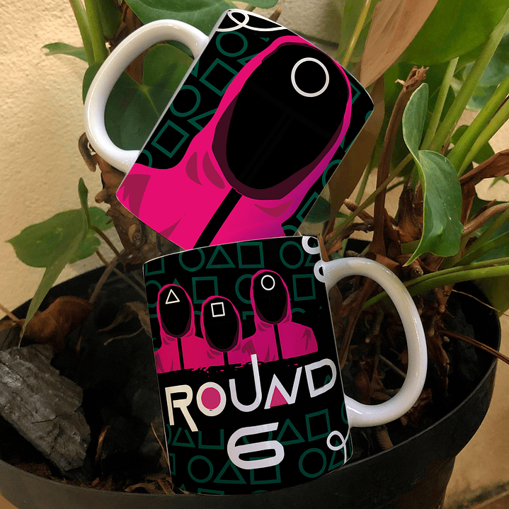 6 Artes para Caneca Roud 6 Mais Caderno Arquivo em Jpg 6