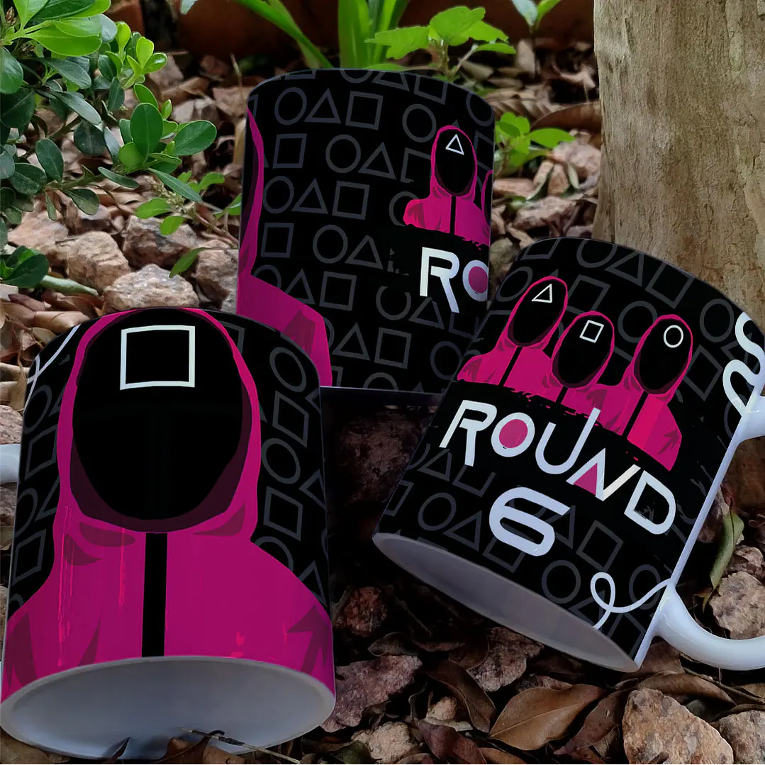6 Artes para Caneca Roud 6 Mais Caderno Arquivo em Jpg 11