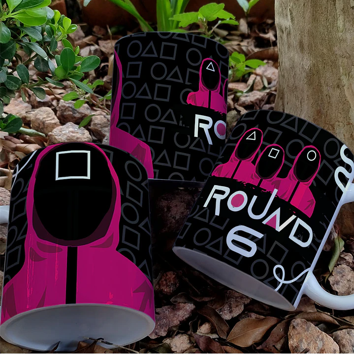 6 Artes para Caneca Roud 6 Mais Caderno Arquivo em Jpg 11