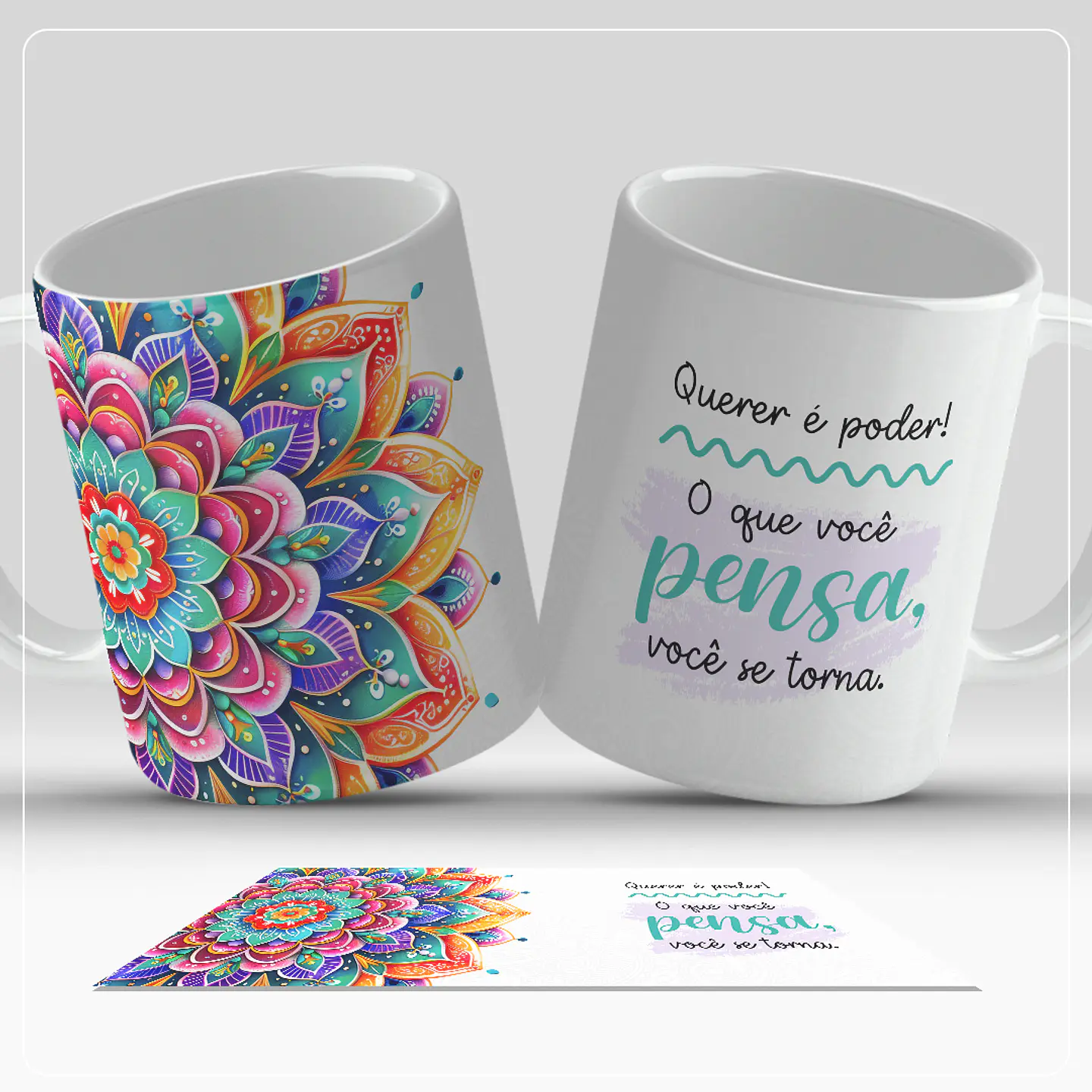 8 Artes para Caneca Mandalas Arquivo em Jpg 2