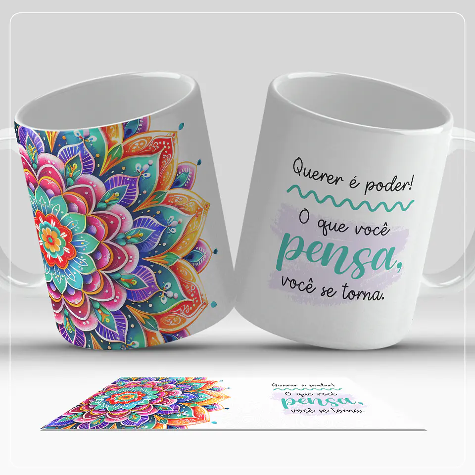 8 Artes para Caneca Mandalas Arquivo em Jpg 2