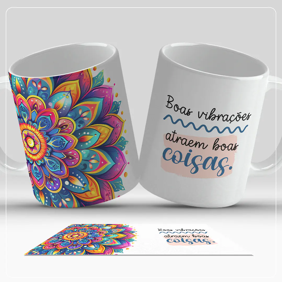 8 Artes para Caneca Mandalas Arquivo em Jpg 5