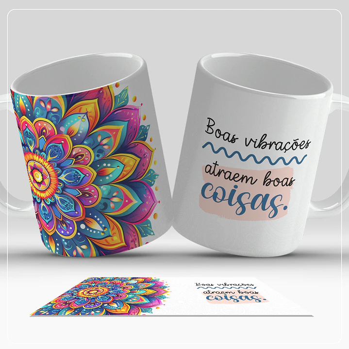 8 Artes para Caneca Mandalas Arquivo em Jpg 5