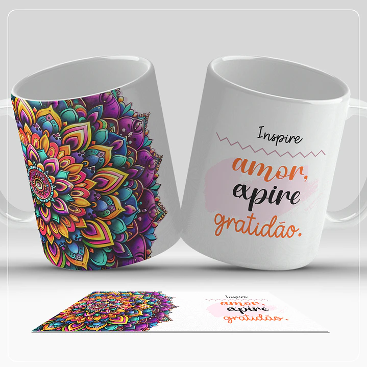 8 Artes para Caneca Mandalas Arquivo em Jpg 6