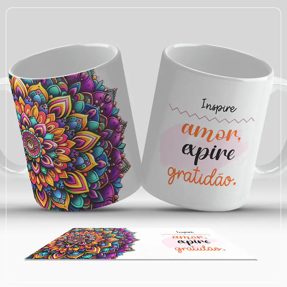 8 Artes para Caneca Mandalas Arquivo em Jpg 6