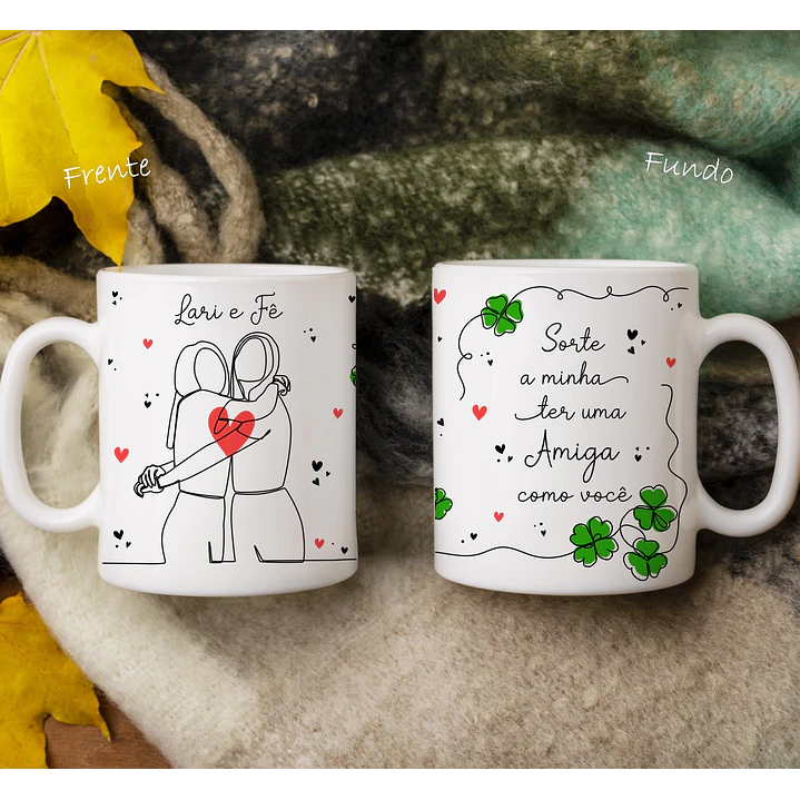 16 Artes para Caneca Amizade Minimalista Arquivo em Jpg 1
