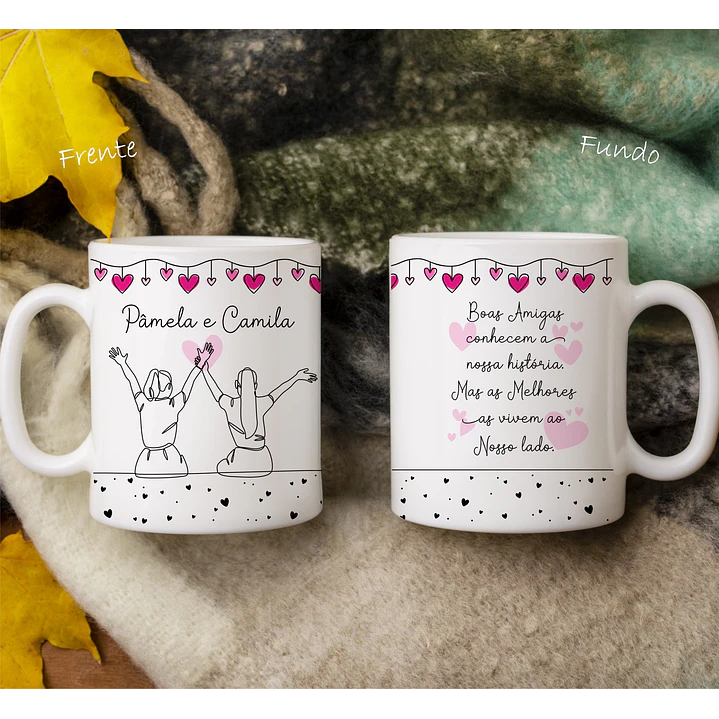 16 Artes para Caneca Amizade Minimalista Arquivo em Jpg 2