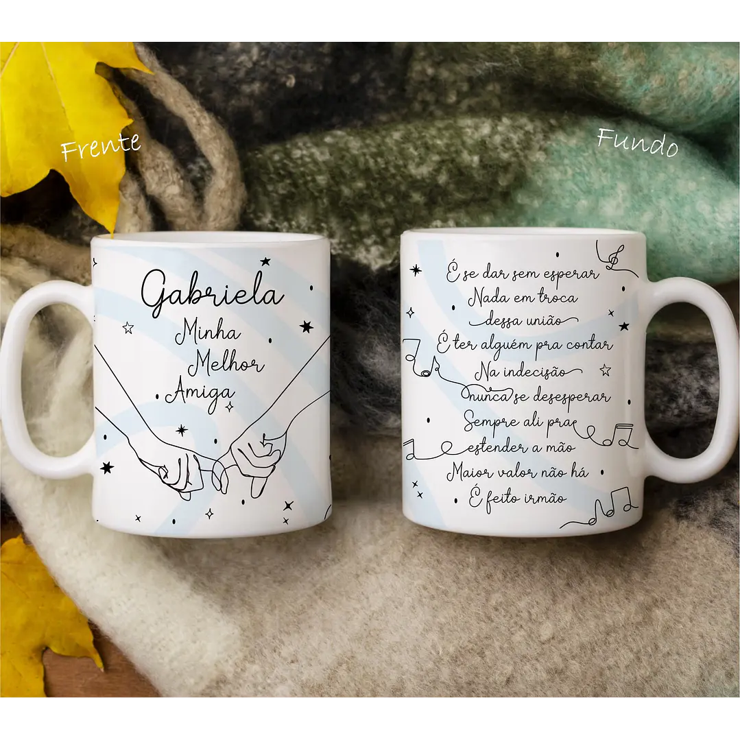 16 Artes para Caneca Amizade Minimalista Arquivo em Jpg 4