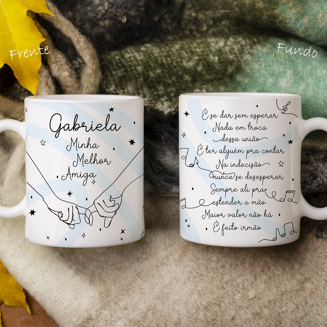 16 Artes para Caneca Amizade Minimalista Arquivo em Jpg 4