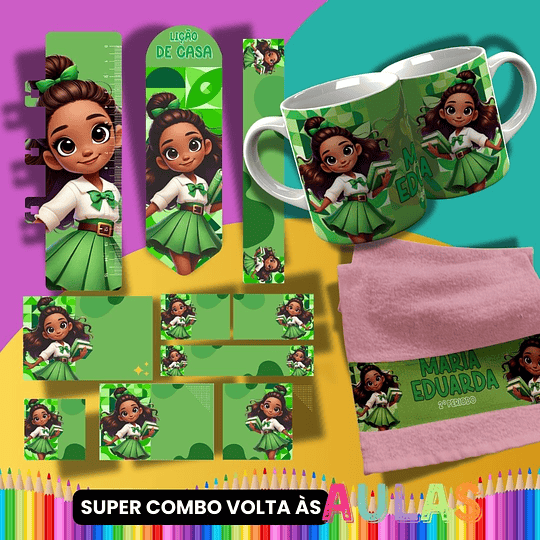 36 Artes para Caneca, Garrafinha e Toalha Princesas da Disney Arquivo Editável 