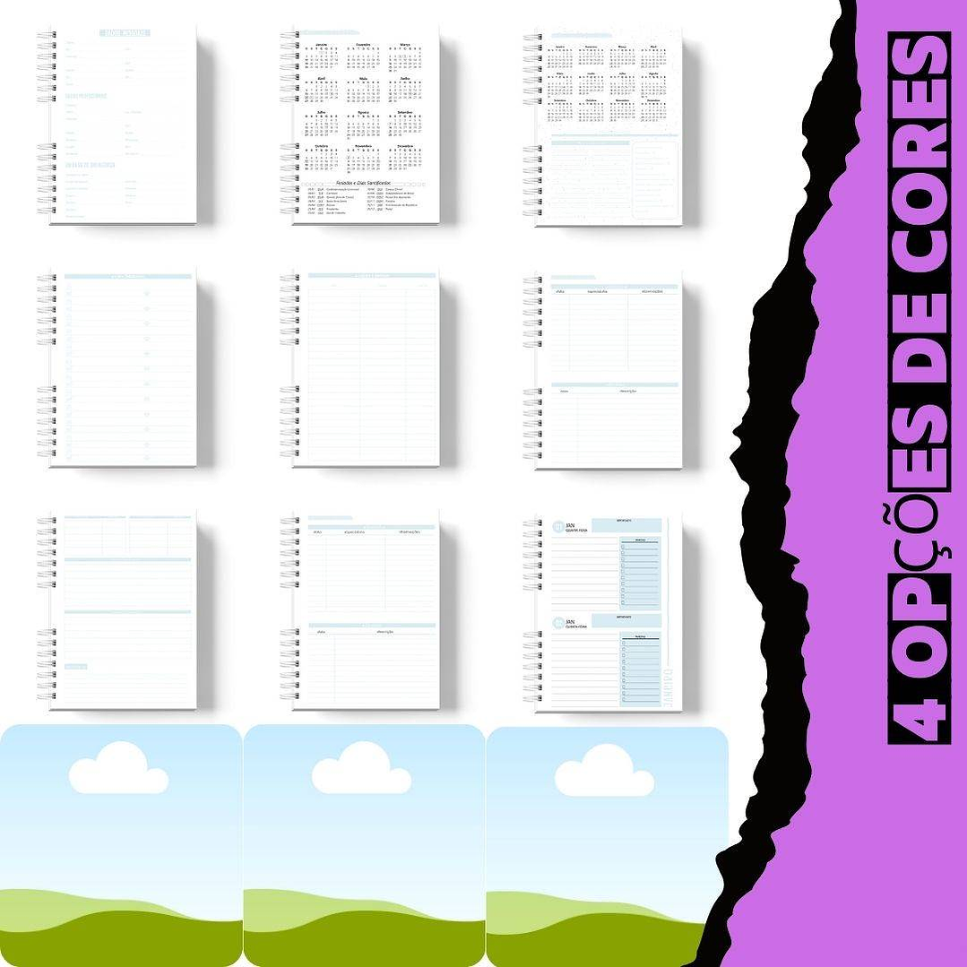 36 Artes para Capa agenda Orixás e Exú Arquivo Editável  7