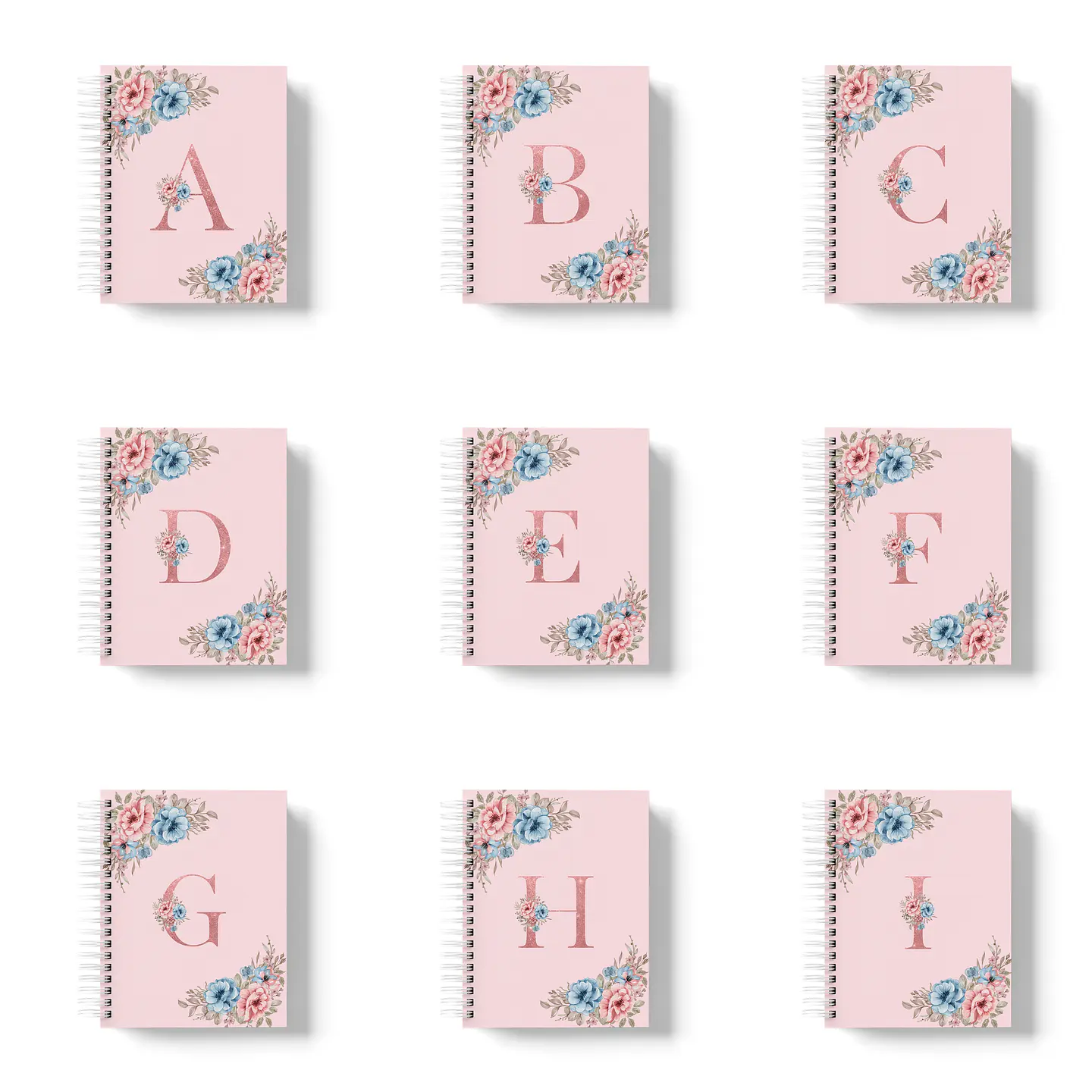 Arquivos Capas Alfabeto Floral em Png 1