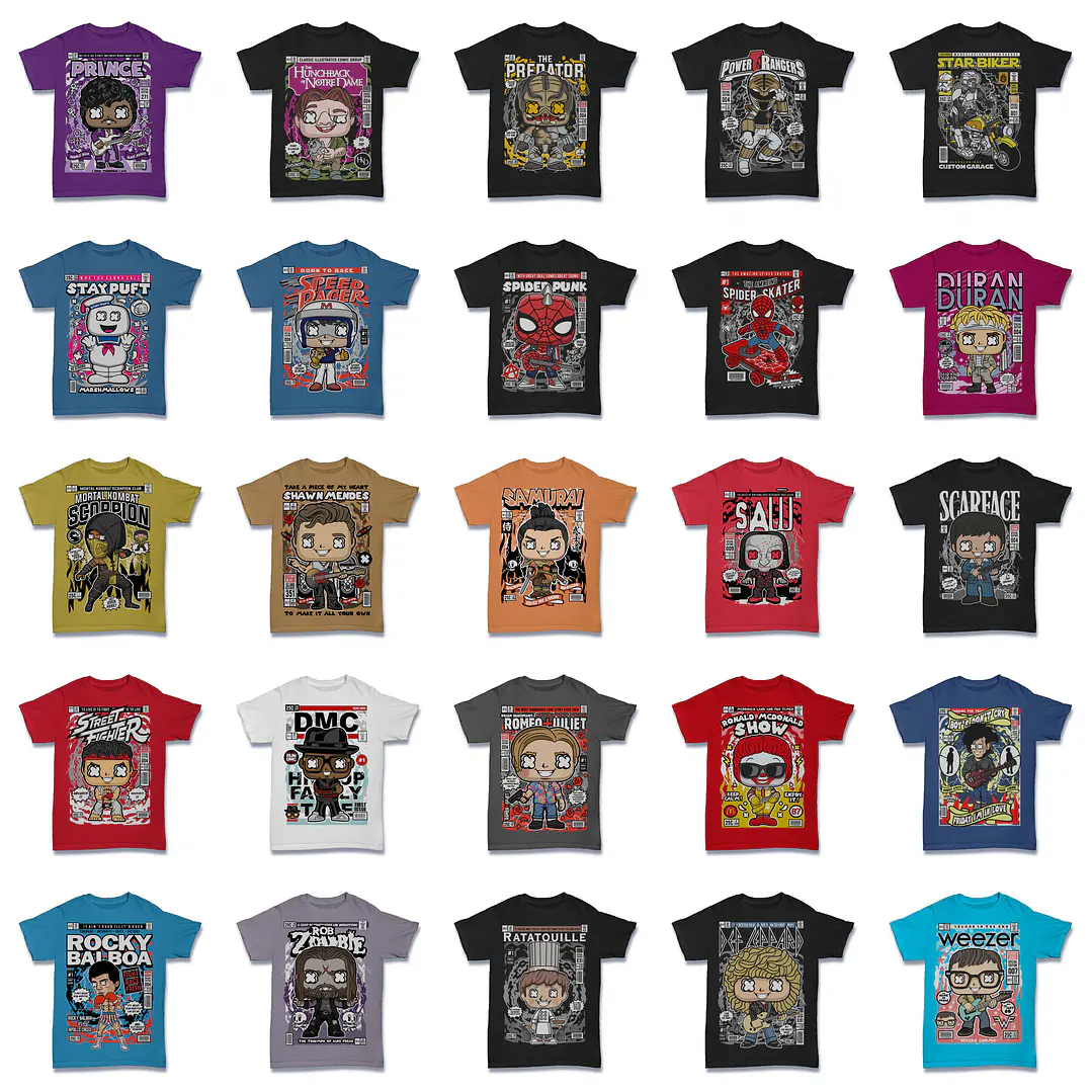 1500 Artes para Camisa Geek Desenhos Arquivo em Png 4