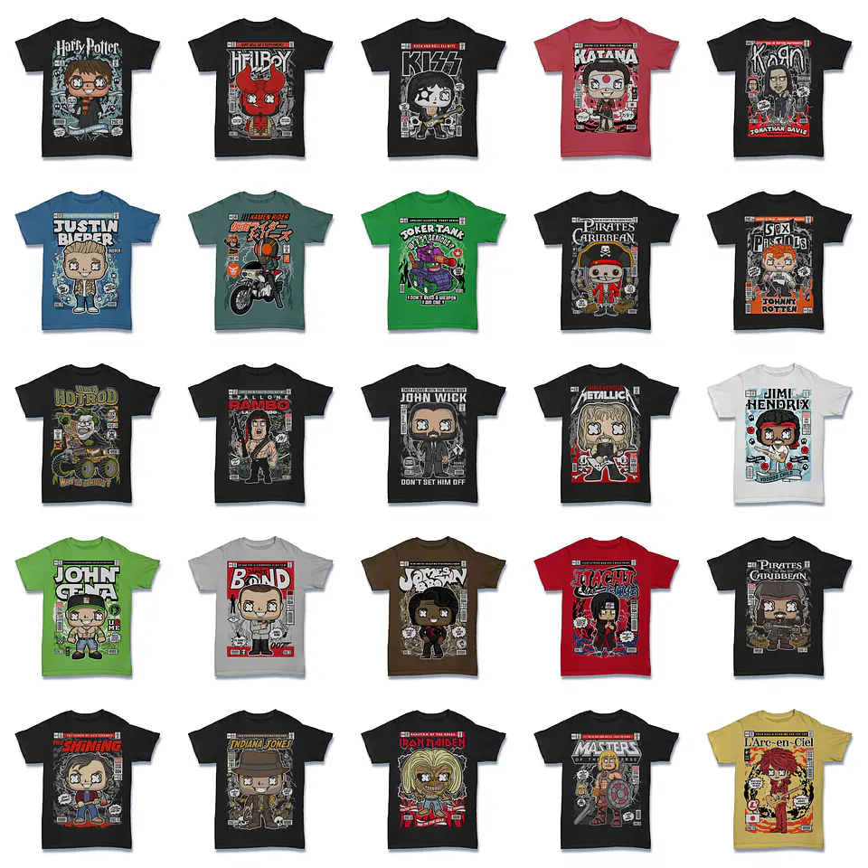 1500 Artes para Camisa Geek Desenhos Arquivo em Png 7