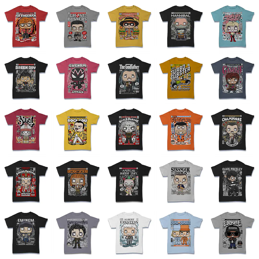 1500 Artes para Camisa Geek Desenhos Arquivo em Png 8
