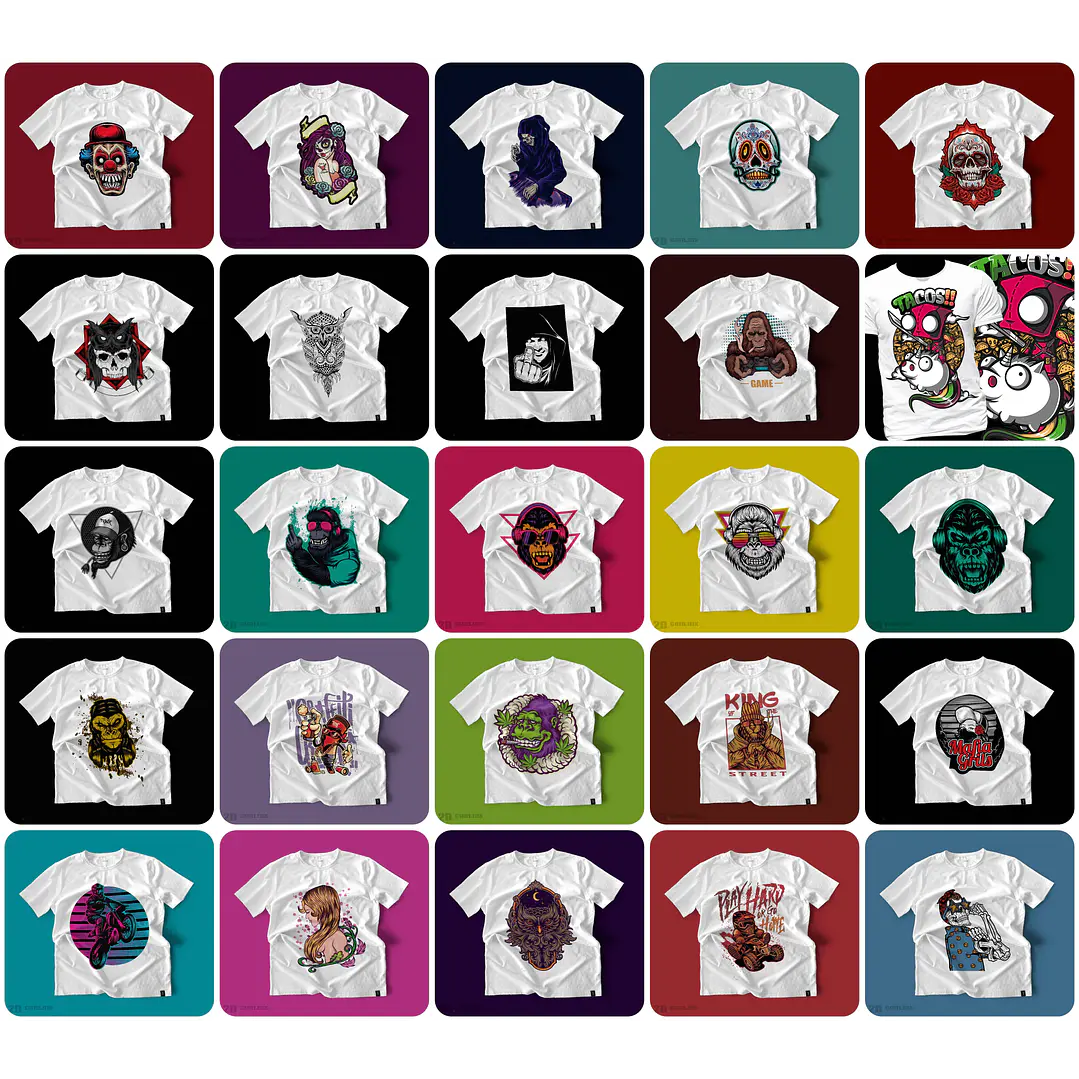 1500 Artes para Camisa Geek Desenhos Arquivo em Png 11