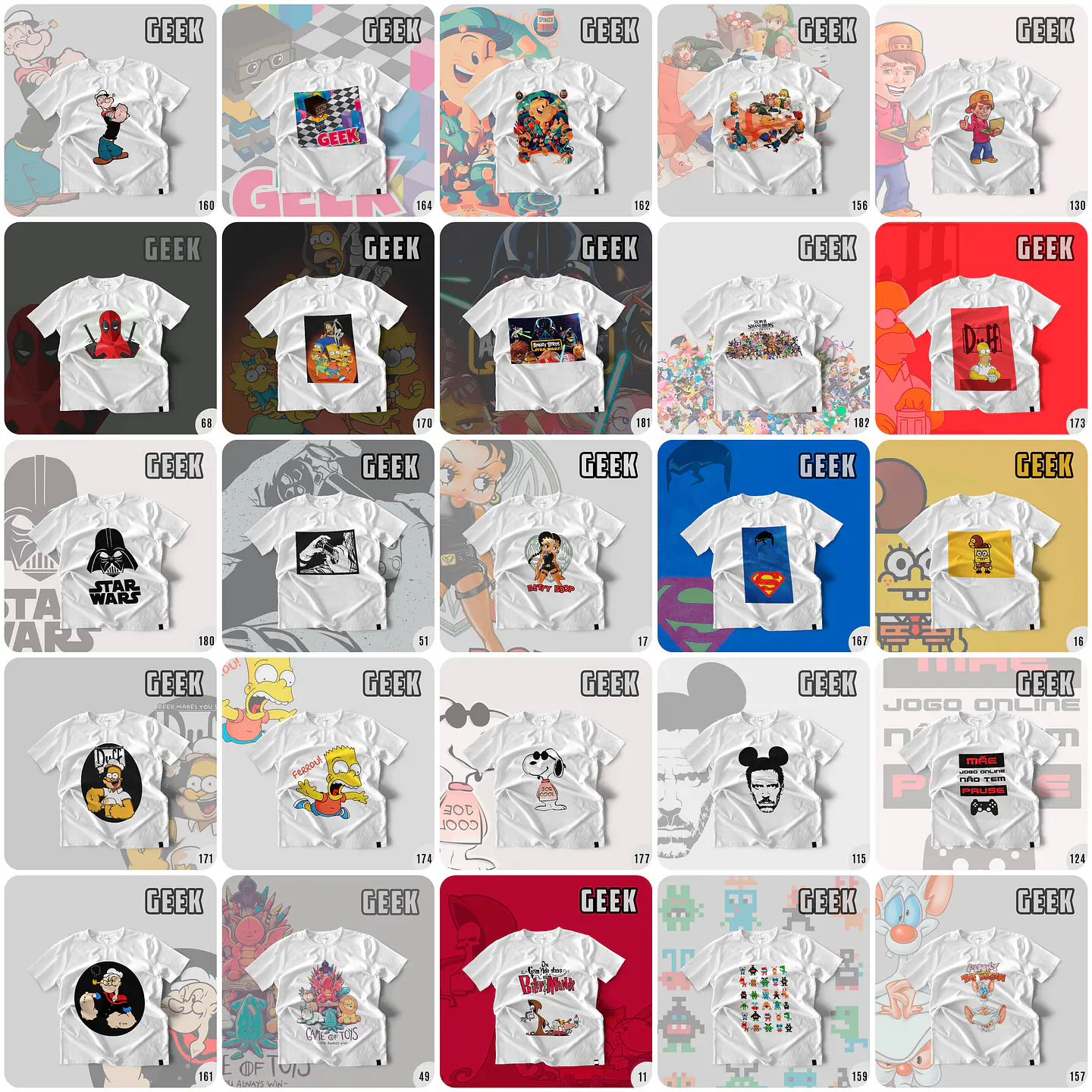 1500 Artes para Camisa Geek Desenhos Arquivo em Png 17