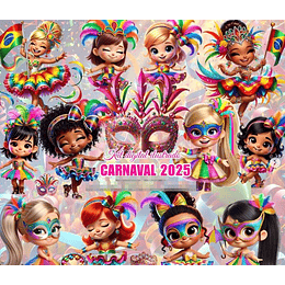 Kit Digital Carnaval em Png