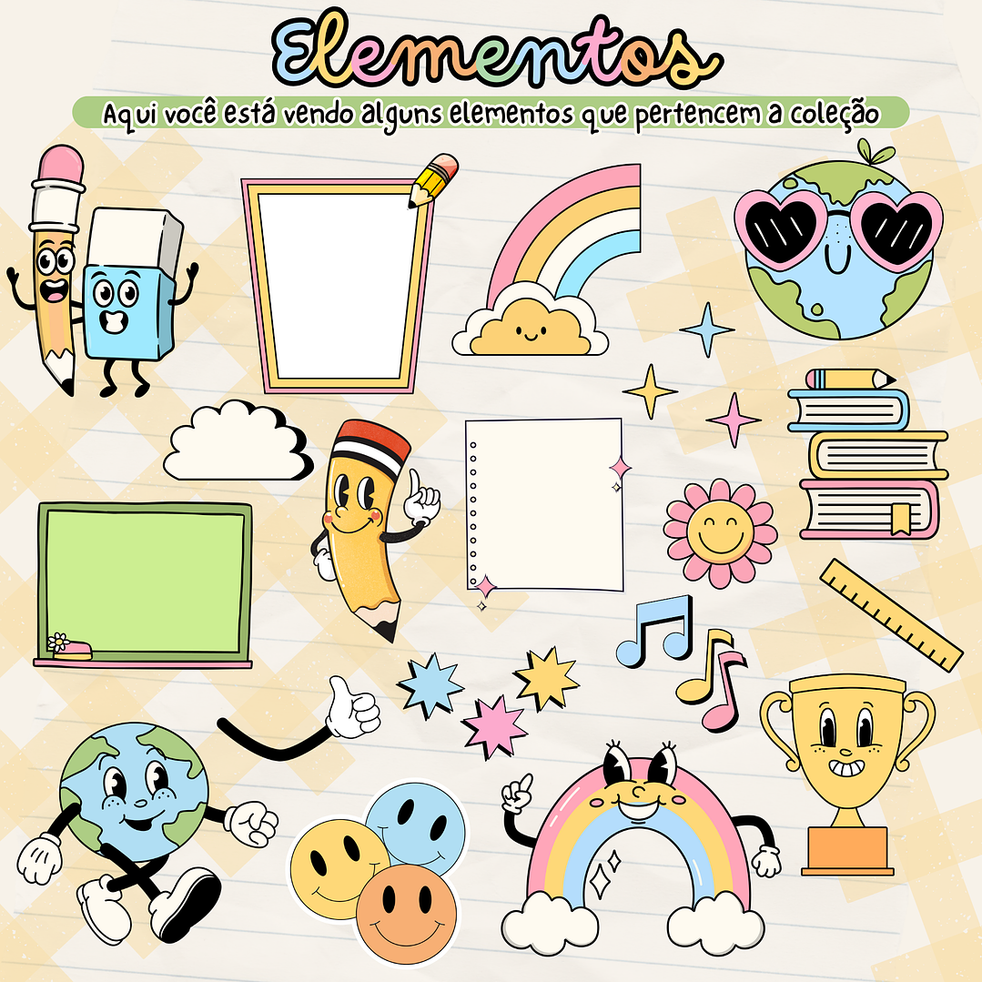 Kit Digital Volta as aulas mais Mimos em Png  4